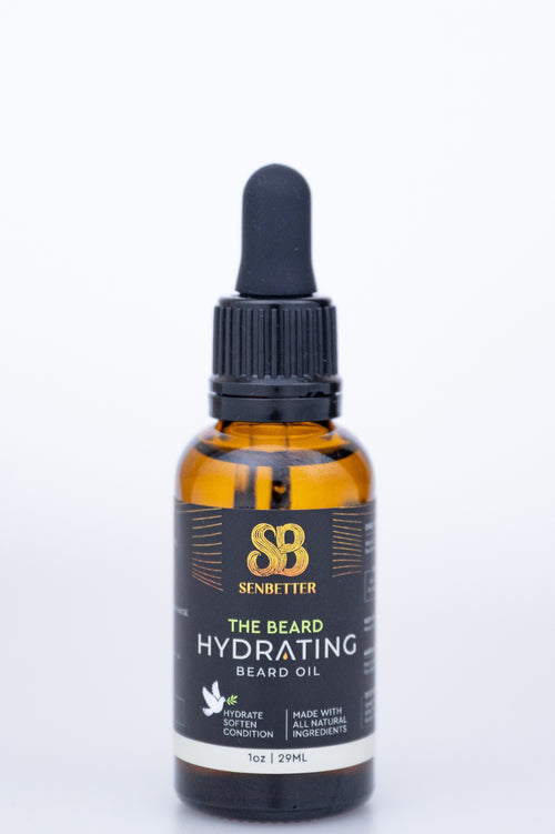 Senbetter The Beard hydrating botanical beard oil bottle with dropper
