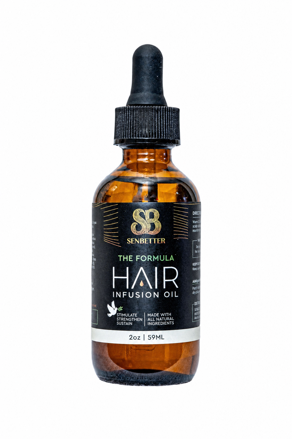 SENBETTER The Formula botanical hair oil for scalp nourishment and healthy hair growth